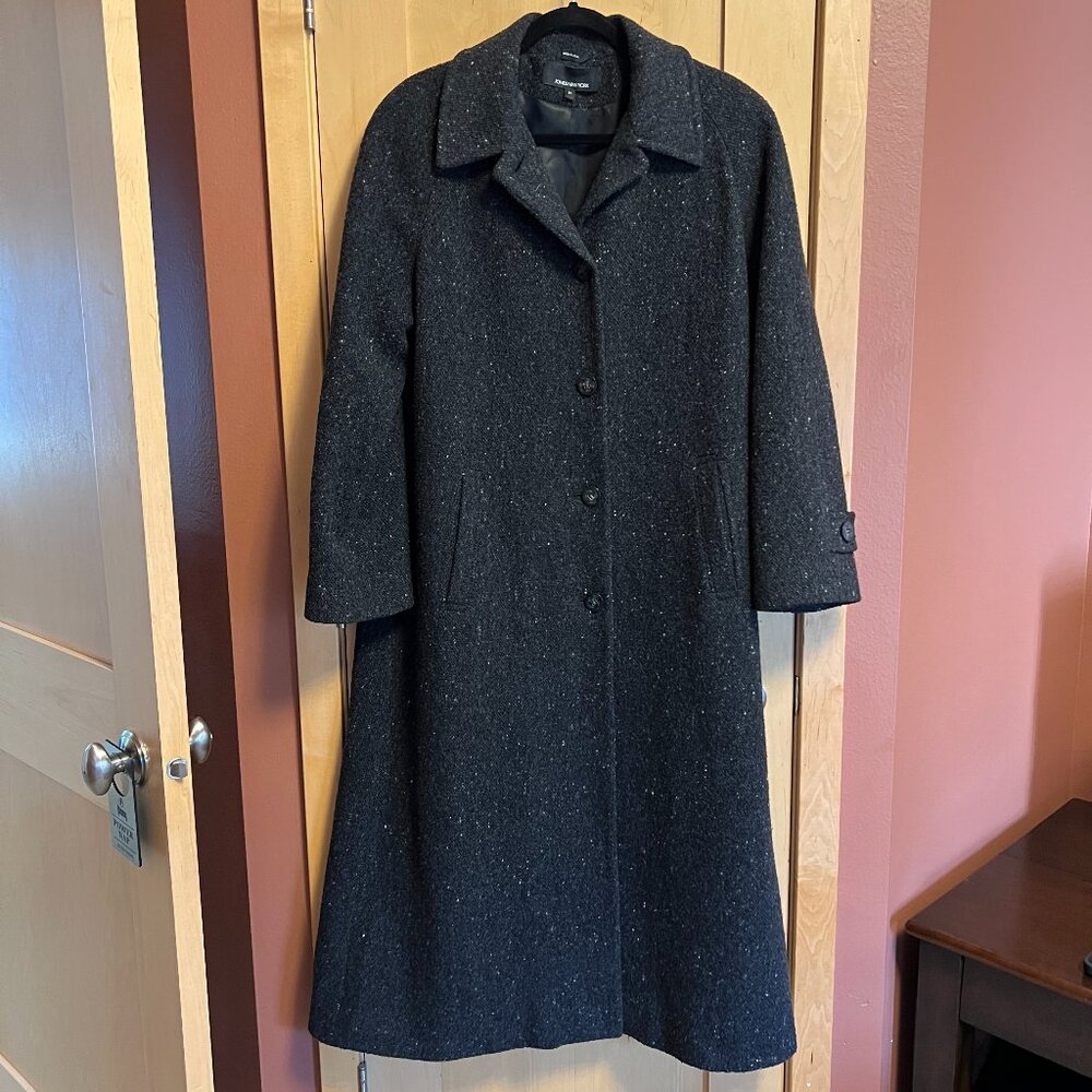 Jones New York Women's Tweed Trench Coat: Size 10